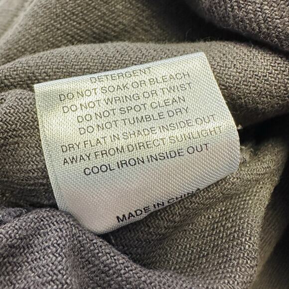 White Fox Someone To You Cargo Pants Charcoal Cotton Twill Flap Pockets Size M - Picture 10 of 10